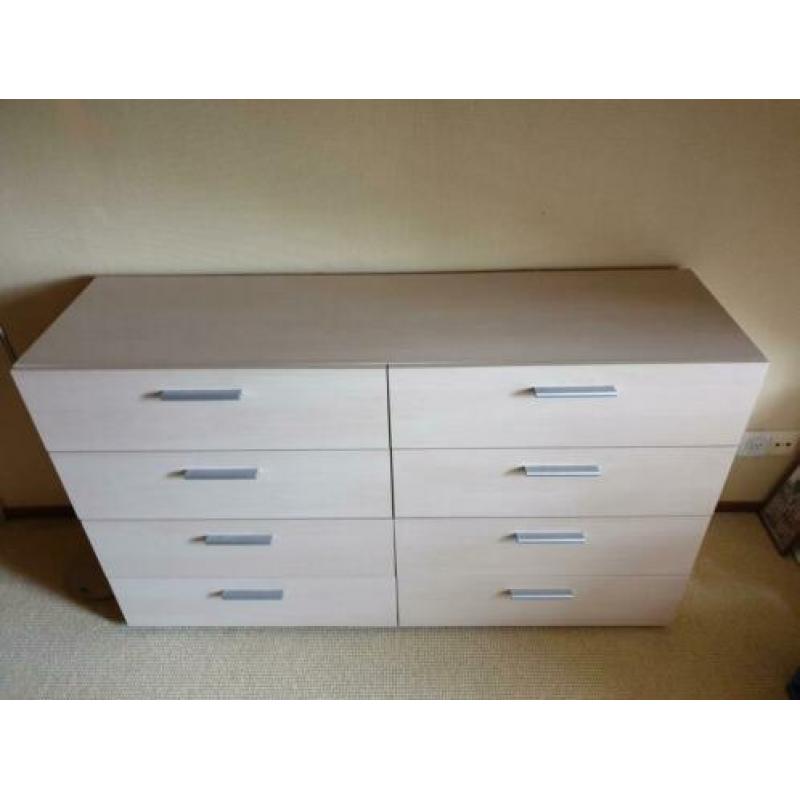 8 laden kast afmetingen 140 cm x 40 cm x 80 cm (b x d xh)