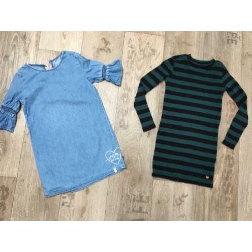 Nieuw en als nieuw! 2 jurkjes 110/116, We Fasion en Jill