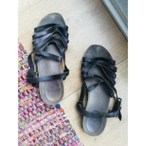 Fred de la Bretoniere sandalen zwart maat 39 €10.00