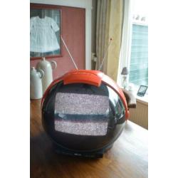 1980:leuke oranje retro DESIGN kleuren tv PHILIPS DISCOVERER