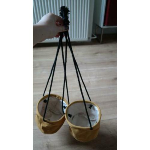 [SET] CANVAS Hangpot geel - NIEUW!