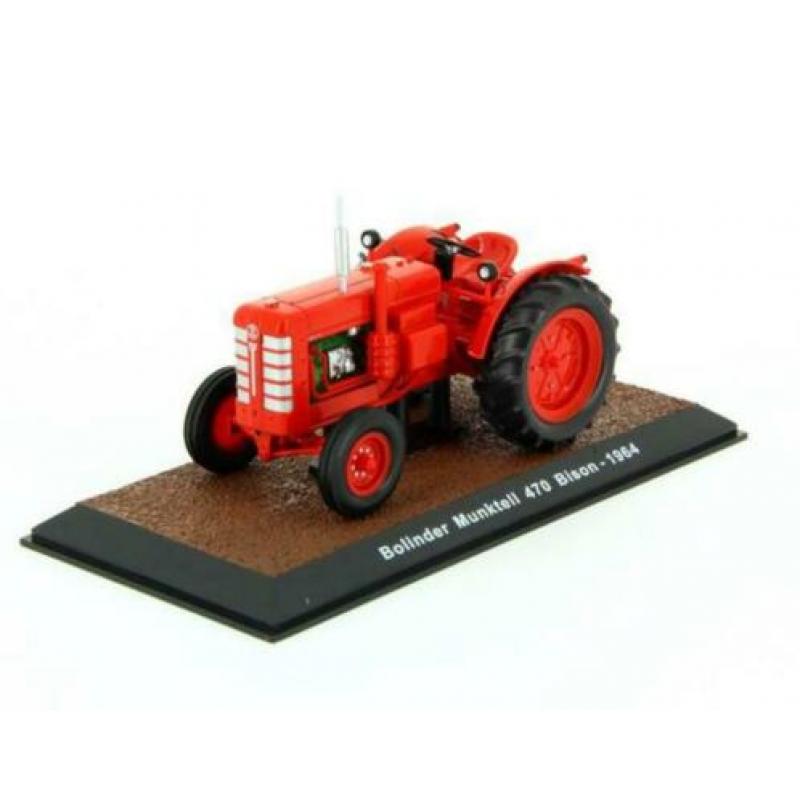 9 stuks Atlas classic tractor miniaturen.