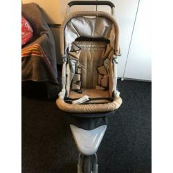 Combi kinderwagen Quick -Silver goudkleurig