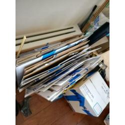 30 Verhuisdozen + dekens + verpakkingsmateriaal