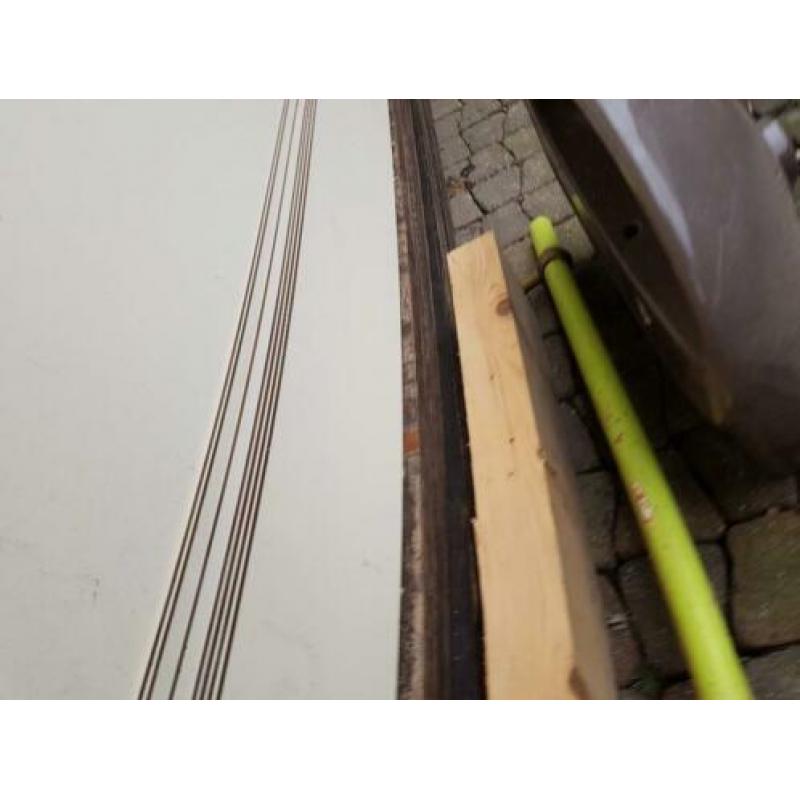 8 trespa Plastica gevel elementen panelen platen creme ivoor