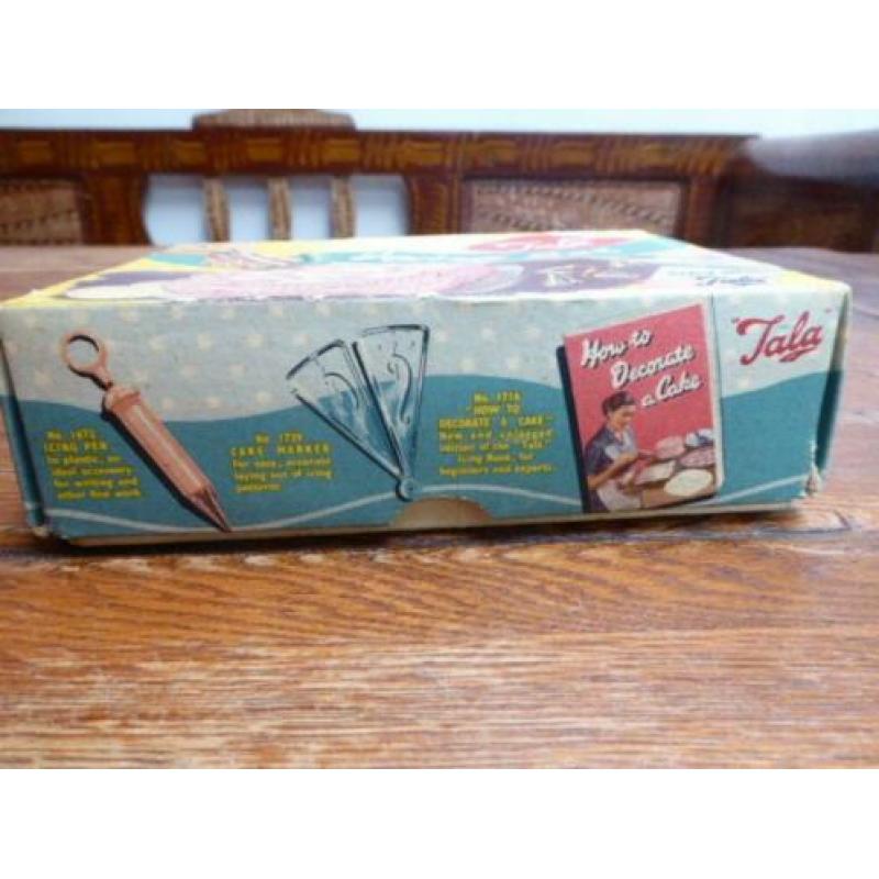 Vintage garneerspuit, Tala icing set
