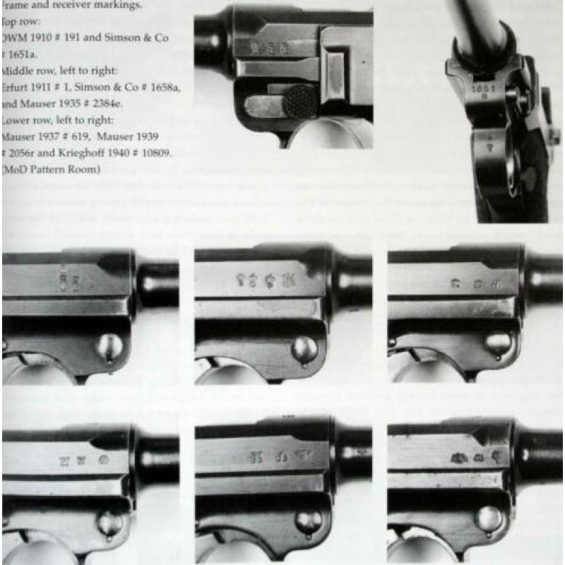 ACTIE!! Naslagwerk: P08 Luger Waffen-SS Wehrmacht Luftwaffe