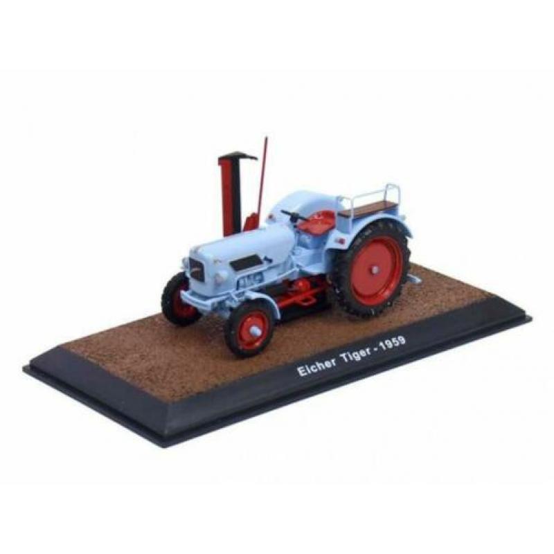 9 stuks Atlas classic tractor miniaturen.