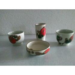 Vintage Japans keramiek van Niko reg handpainted