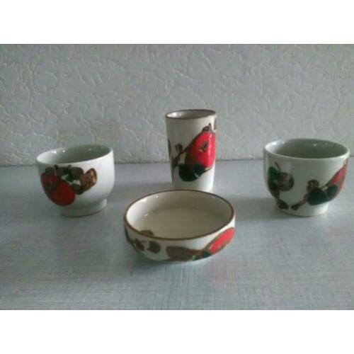 Vintage Japans keramiek van Niko reg handpainted