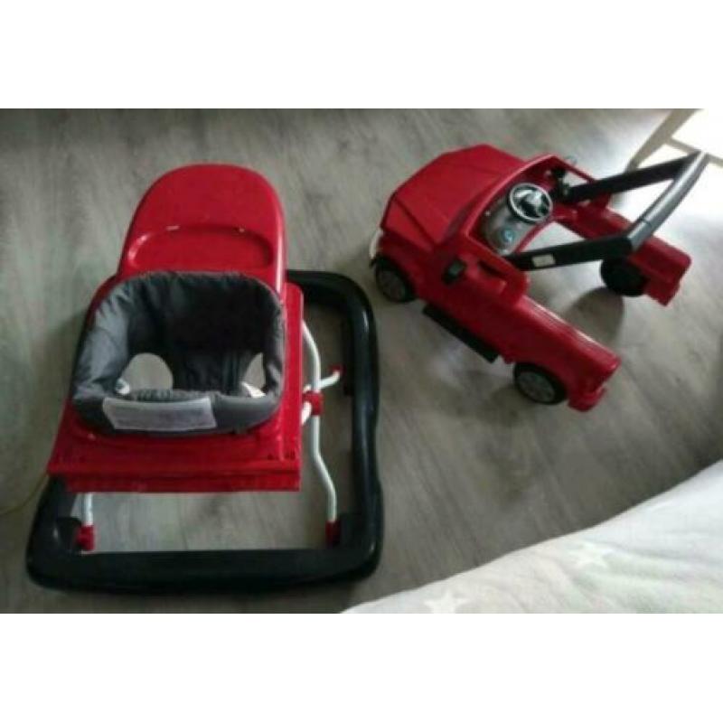 Ford F-150 3 in 1 Red Walker loopwagen loopstoel loopauto