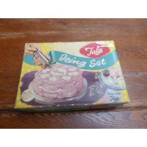 Vintage garneerspuit, Tala icing set