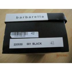 barbarella zwart suede damesschoen dames schoenen m.42(zgs)