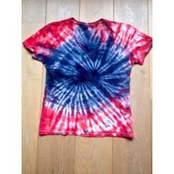 HIPPIE festival uniek TIE DYE SHIRT mt m.