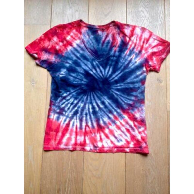 HIPPIE festival uniek TIE DYE SHIRT mt m.