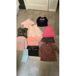 Pakket kleding meisje 110-116