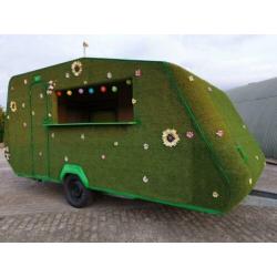 Foodtruck, foodtrailer, festival caravan, verkoopwagen, bar