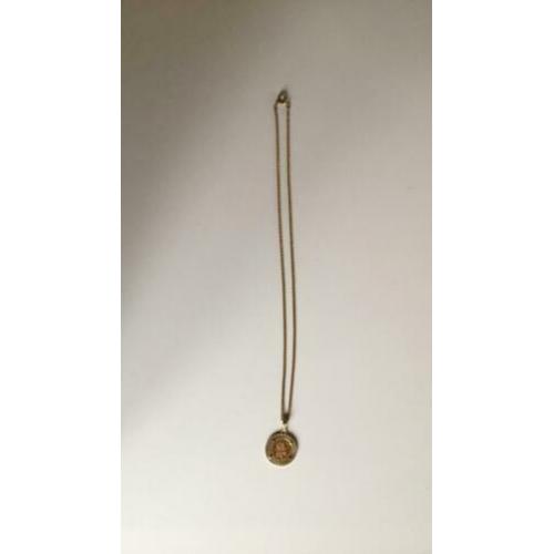 Gouden vijfje ketting