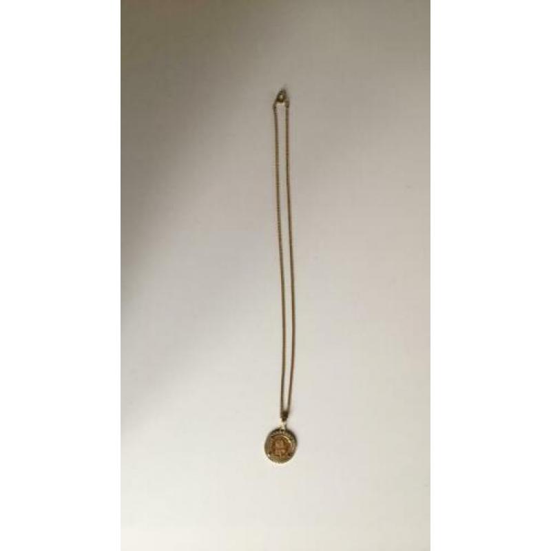 Gouden vijfje ketting