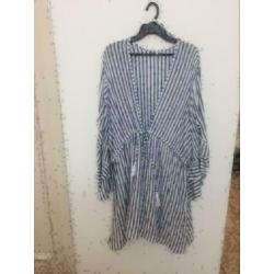 Striped dames tuniek, maat;l/xl