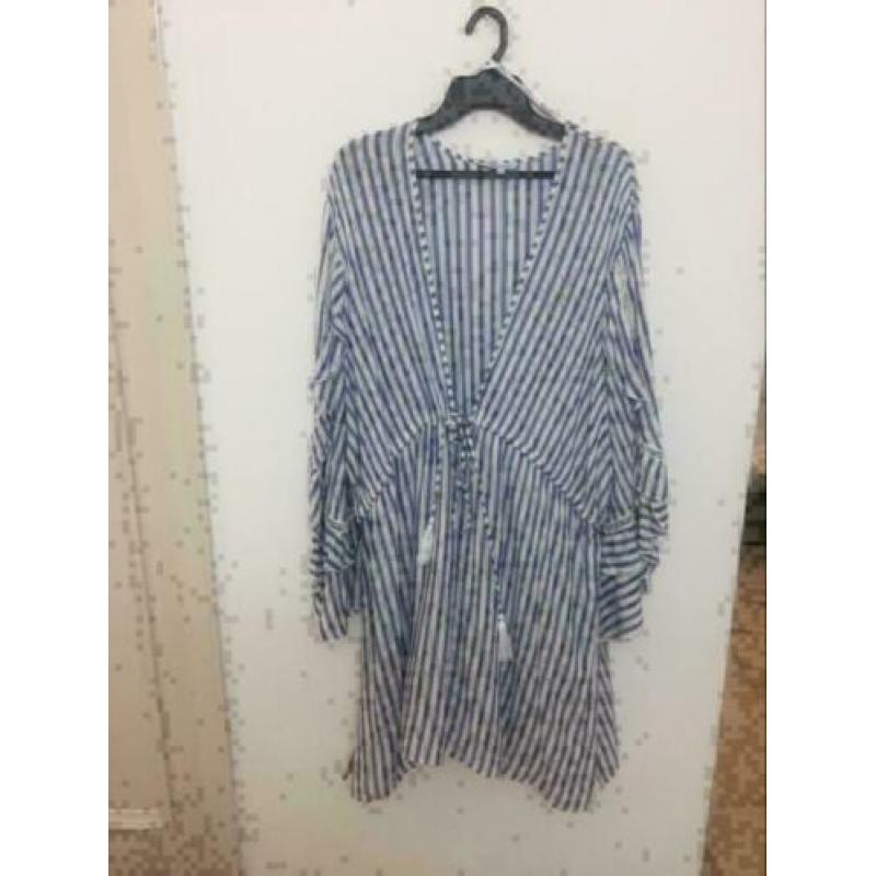 Striped dames tuniek, maat;l/xl