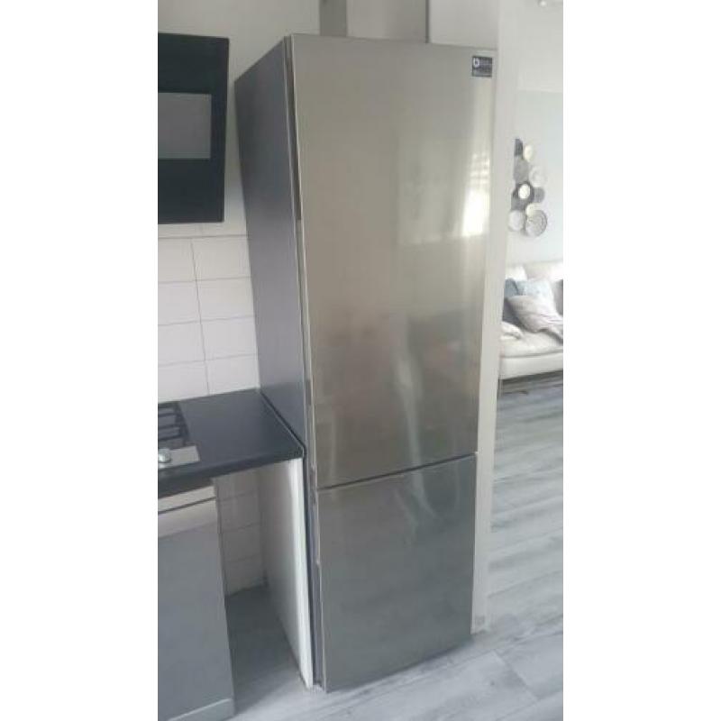 Samsung A++ koelvries combinatie RB37J5015SS koelkast zilver