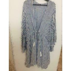 Striped dames tuniek, maat;l/xl