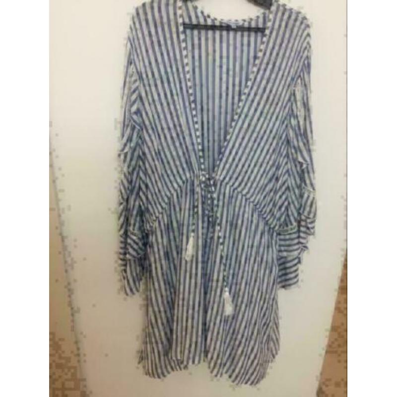 Striped dames tuniek, maat;l/xl