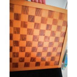 Schaakbord~Dambord~Jrn 70~Schaken~Dammen~Bord voor Schaakspe