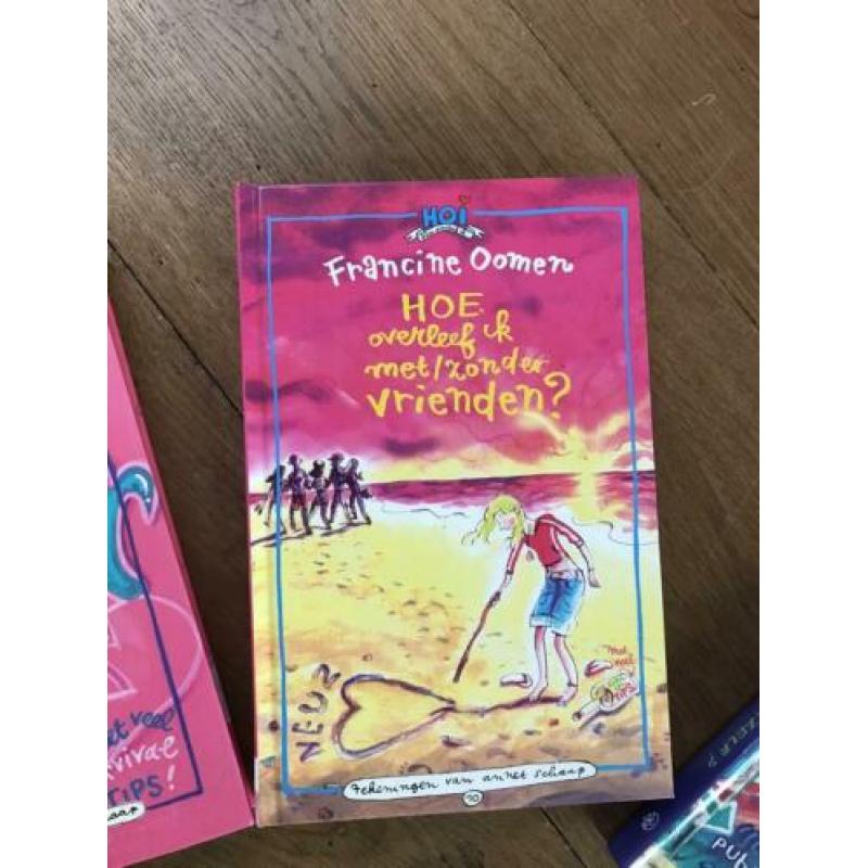 Kinderleesboeken 6 stuks “hoe overleef ik...” Francine Oomen