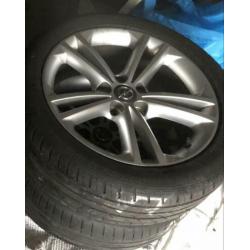18 inch Opel velgen 5x120 zomerbanden