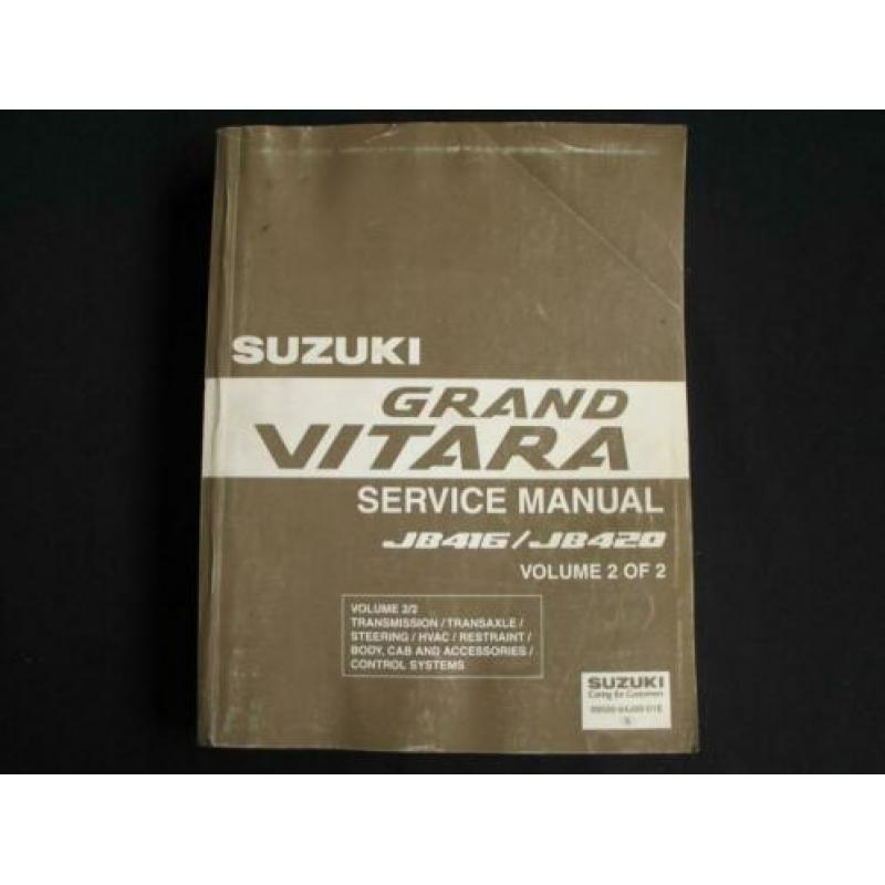 Dealer Suzuki Werkplaatsboeken - Werkplaatshandboeken