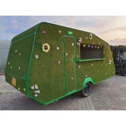 Foodtruck, foodtrailer, festival caravan, verkoopwagen, bar