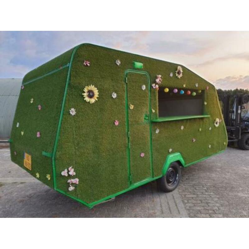 Foodtruck, foodtrailer, festival caravan, verkoopwagen, bar