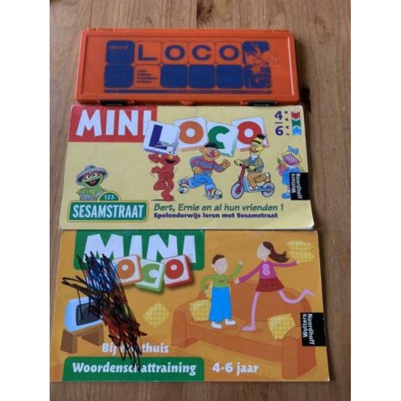 Mini loco met 2 boekjes 4 6 jaar sesamstraat bij mij thuis