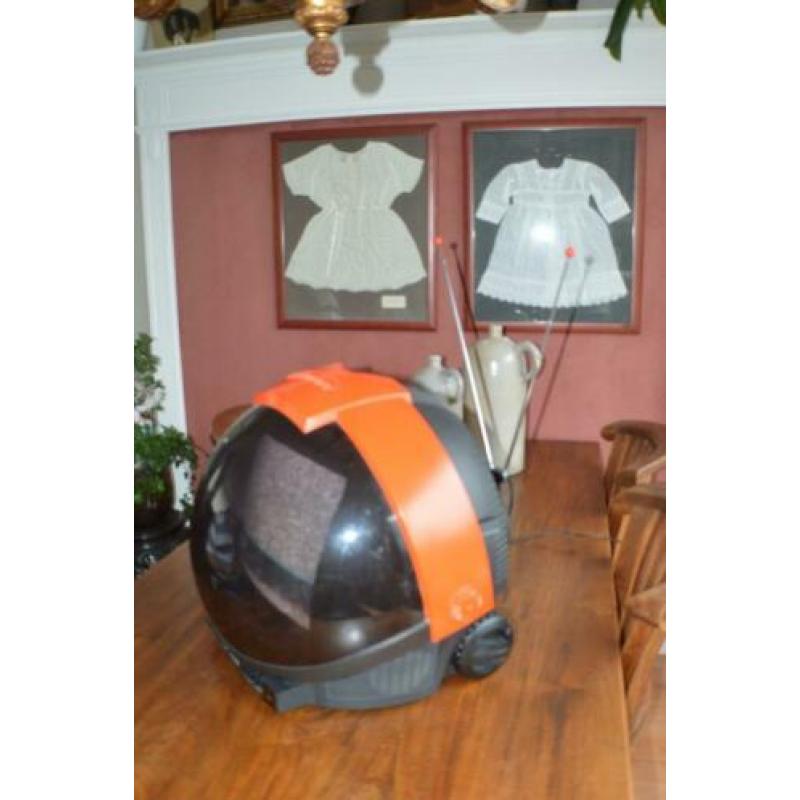 1980:leuke oranje retro DESIGN kleuren tv PHILIPS DISCOVERER