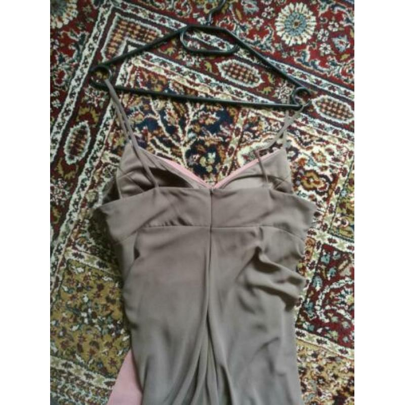 Cocktailjurkje Eve Ning, maat 40, taupe
