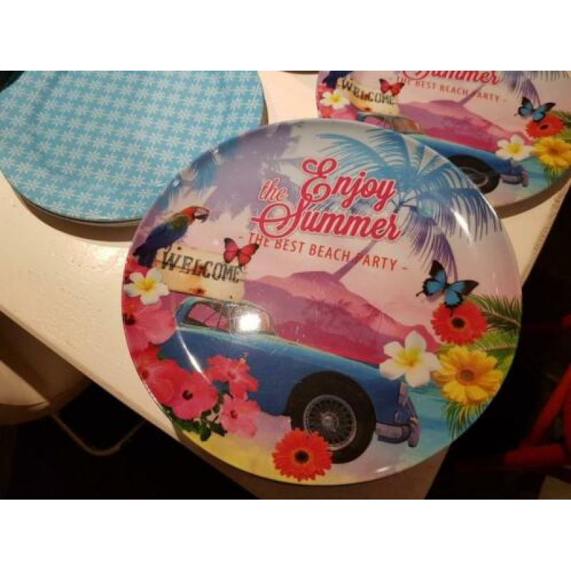 Excellent Houseware melamine servies Enjoy the Summer