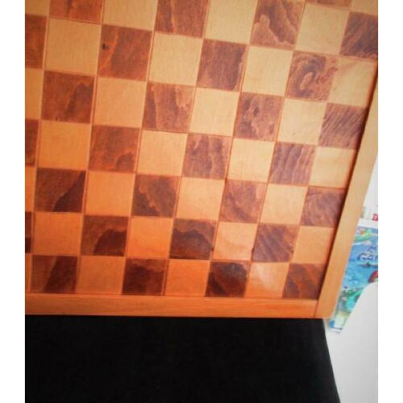 Schaakbord~Dambord~Jrn 70~Schaken~Dammen~Bord voor Schaakspe