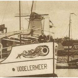 Harderwijk rondvaartboot Uddelermeer molen botters 1923