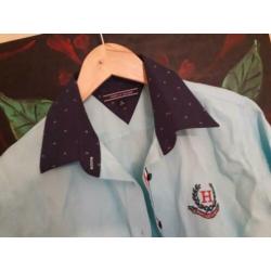Blouse Tommy Hilfiger met fraaie elementen, maat M, nieuw