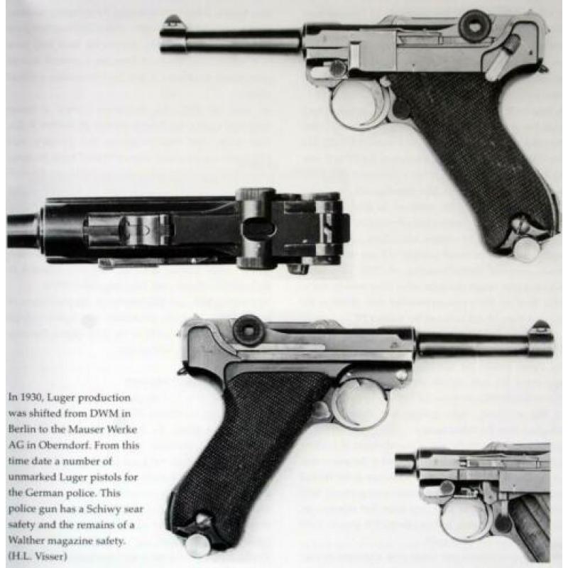 ACTIE!! Naslagwerk: P08 Luger Waffen-SS Wehrmacht Luftwaffe