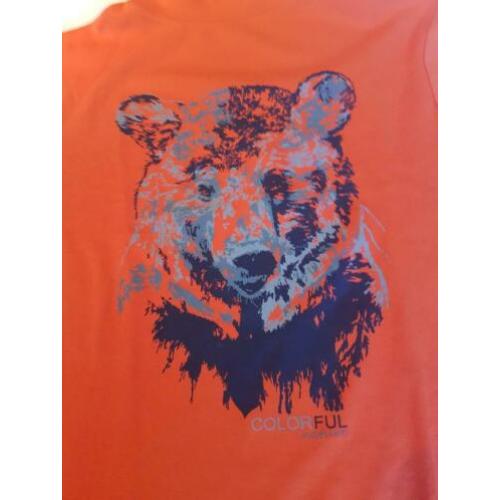 Longsleeve katoen 158/164 NIEUW met coll ski pull Okaidi