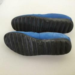 Yoli Waldlaufer 5H (38H) blauw suede leer ballerina’s