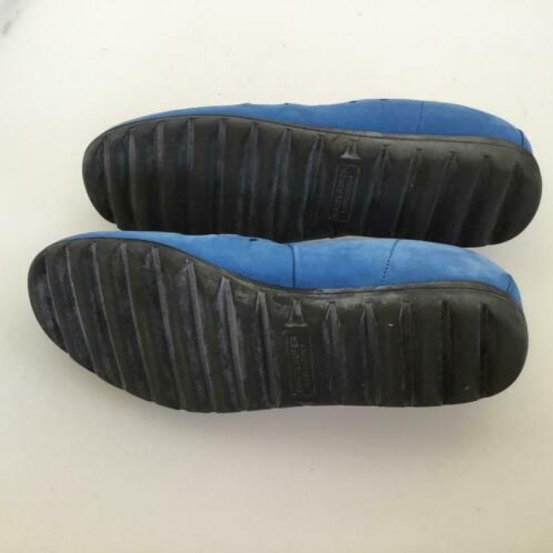 Yoli Waldlaufer 5H (38H) blauw suede leer ballerina’s