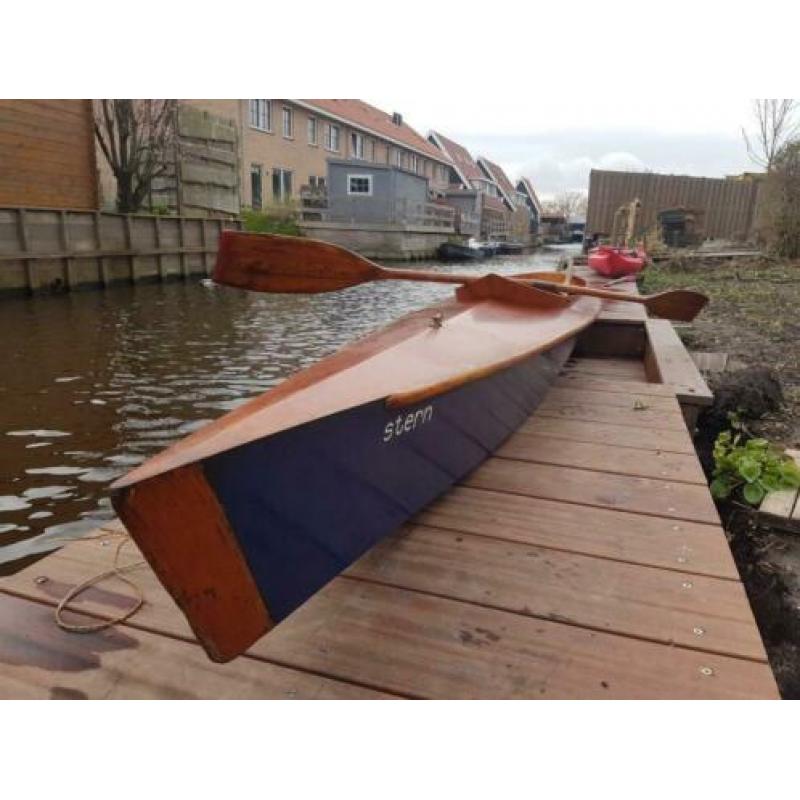 Kajak, hout 2 persoons