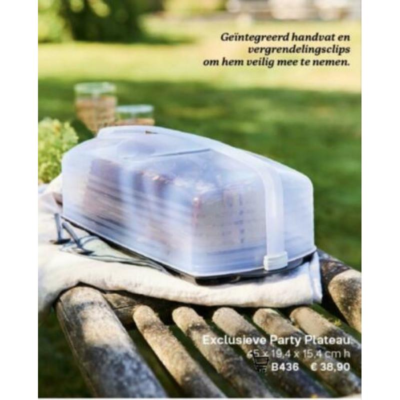 Tupperware party plateau NIEUW