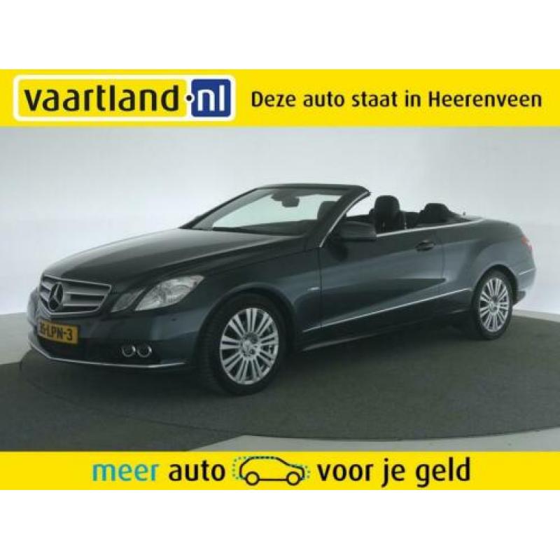 Mercedes-Benz E-Klasse CABRIOLET 200 CGI Avantgarde Aut. ORI