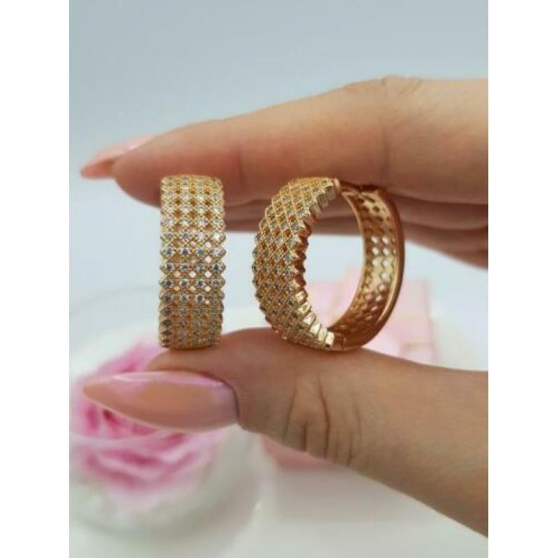 ??XGold? 18 karaat goldplated oorbellen