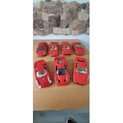 ferrari's 1:18 21 stuks ook los te koop